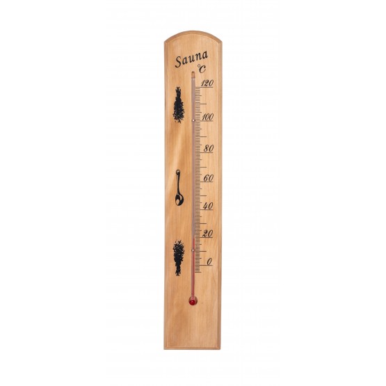 Saunatermomeeter puit suur 42cm 0°C  kuni  +120°C