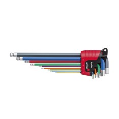 Kuuskantvõtmete komplekt Magicring® kuulpea värvilised 1,5-10mm, 9-osaline
