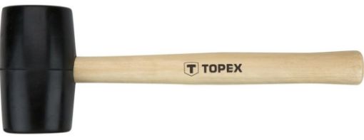 Rubber mallet 72mm/900g, hard wood handle