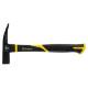 Carpenter's hammer 600g, fiberglass handle rubber grip