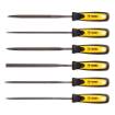 Needle file set 6pcs. (3x140mm) doublemaerial handles