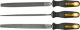 Steel file set 3pcs. - 200mm