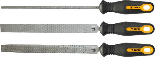 Wood rasp set 3pcs (flat, half-round, round) 200mm