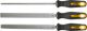 Wood rasp set 3pcs (flat, half-round, round) 200mm