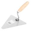 Stainless steel brick trowel 180x180mm