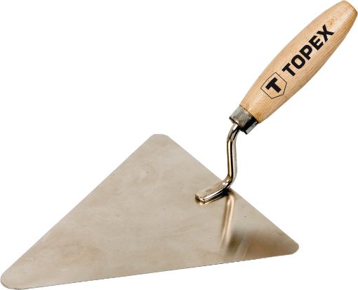 Stainless steel brick trowel 180x180mm