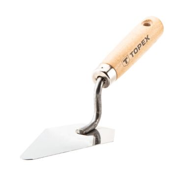 Stucco trowel stainless steel 140 x 80 mm