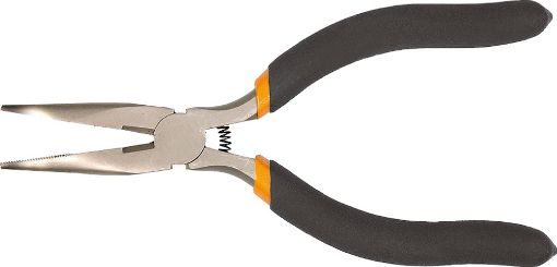 Precision bent nose pliers 130mm