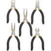 Mini pliers 125mm, set 5pcs