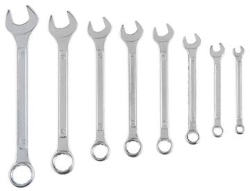 Combination spanner set 8pcs, 6-19mm