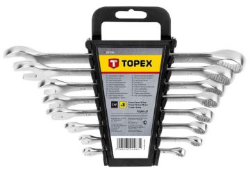 Combination spanner set 8 pcs, 6-19mm CV