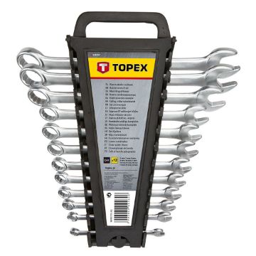 Combination spanner set 12 , 6-22mm CV