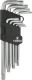 Tamper Torx Key set 9pcs, T10-T50, CV