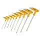 9pcs torx key T handle T10-T50
