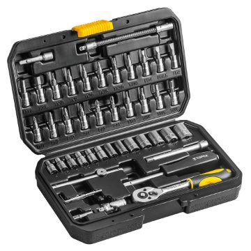 Socket set 1/4 , 46 pcs set