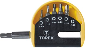 Bit set 7 pcs torx with magnetic holder