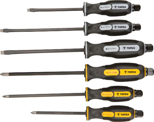 Screwdriver go through set 6pcs