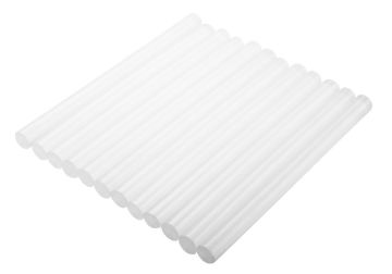 Glue sticks, 11/250mm, 12pcs, 300g transparent white