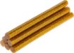 Glue sticks, gold, brocade, 6 pcs, 8 mm x 100 mm