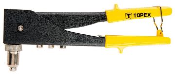 Dual position hand riveter, 2.4, 3.2, 4.0 ,4.8mm