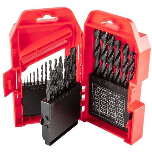 HSS twist drill set 25pcs, 1-13mm