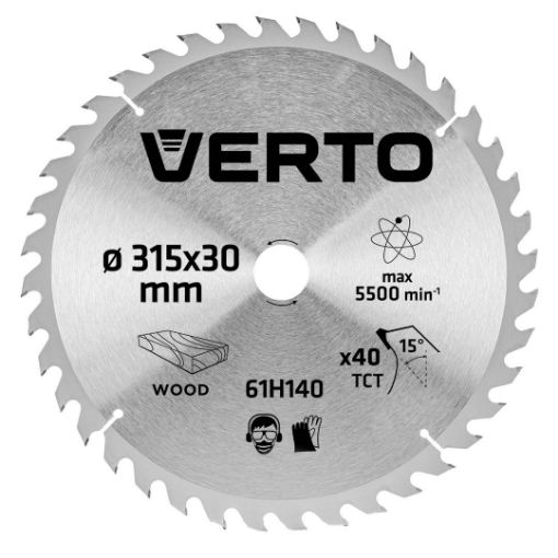 Circular saw blades with HM tips 315x30mm, 40teeth