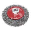 Bevel brush 100mm, crimped wire