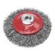 Bevel brush 100mm, crimped wire