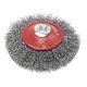 Bevel brush 115mm, crimped wire