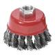 Cup brush 100mm, twisted wire