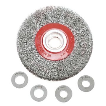 Circular brush 150mm, crimped wire