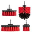 Drill brush set, 4 pcs