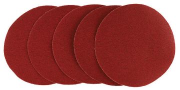 Velcro sand paper K60, 125mm, 5pcs set