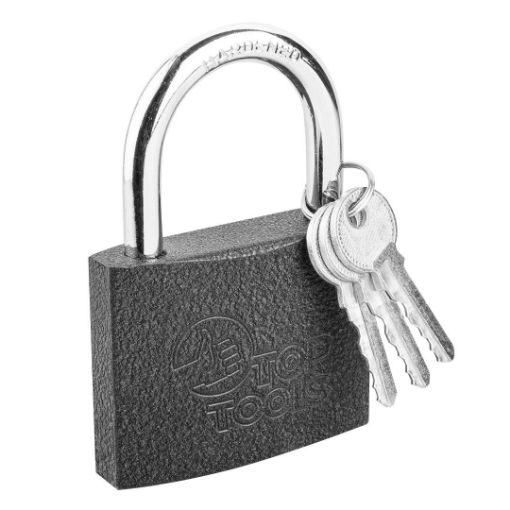 Iron padlock, 30 mm, 3 keys