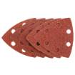 Sanding papers for Velcro 83x83x83mm, 5pcs (K60x2, K80x2, K100x1)