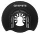 HSS half-circle blade for metal, 87 mm, 200 teeth