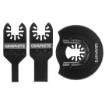Steel cutting blades, 3 pcs. set