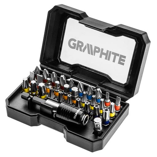 Screwdriver bit set, 32 pcs.