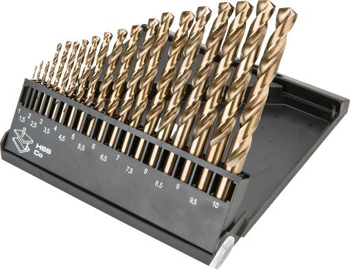 HSS-Co drill set 1.0 - 10.0 mm / 19 pcs.