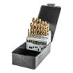 HSS-TiN drill set 1.0 - 13.0 mm / 25 szt.
