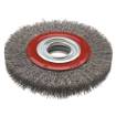 Wheel brush 125mm crimped stainless steel wire