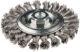 Weel brush 115mm x M14 standard twist steel wire 0.50mm