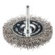 Circular brush 50mm x 6 with shaft crimped stainless steel wire 0.30mm