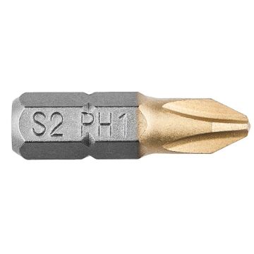 Scredriver bit PH1, 25mm, 1/4 , 2pcs