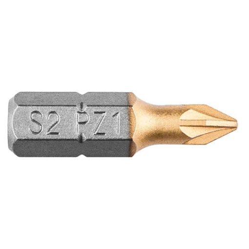 Scredriver bit PZ1, 25mm, 1/4 , 2pcs