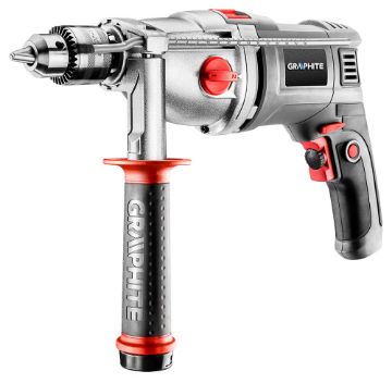 Impact drill 1050W, two gears, key chuck 13mm, BMC