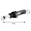 Hot air gun 2000W, temp. I: 350 C, II: 550C