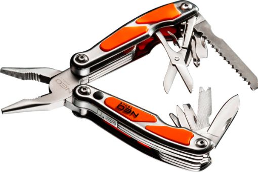 Multi function tool, 12 elements, with LED