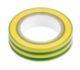 Yellow-green insulating tape 15mm x0,13mm x 10m