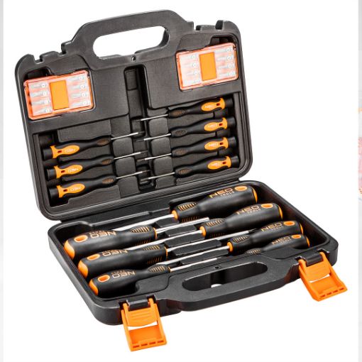 Screwdriver set with bits 30 pcs